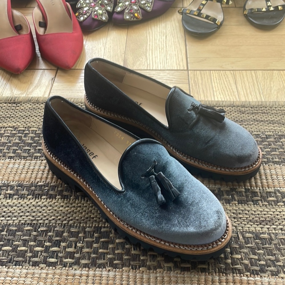 JON JOSEF TASSELED LOAFERS SIZE 37